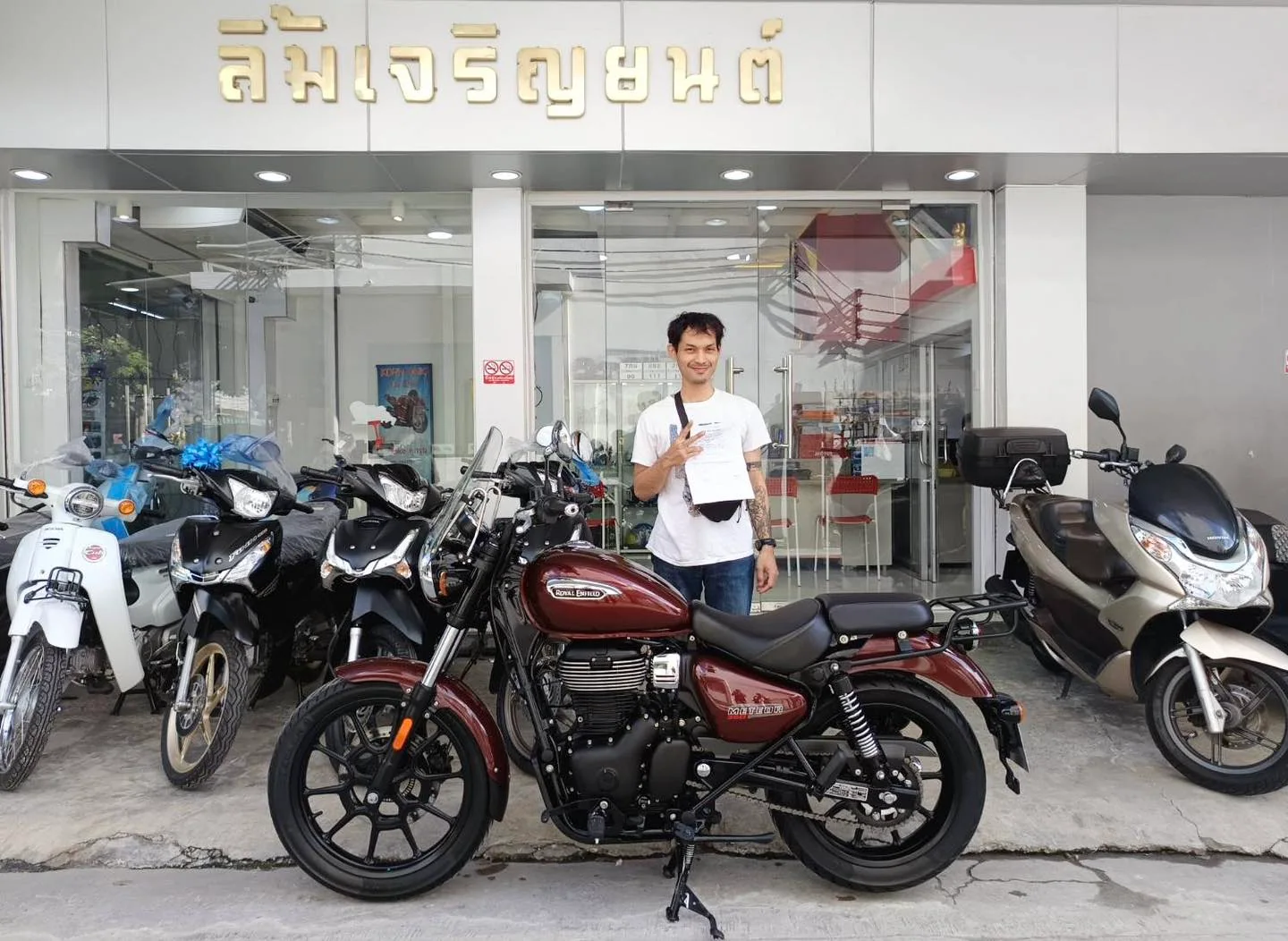 KORN DNK Bangkok verified handover record, Classic Scooter delivery frame 01